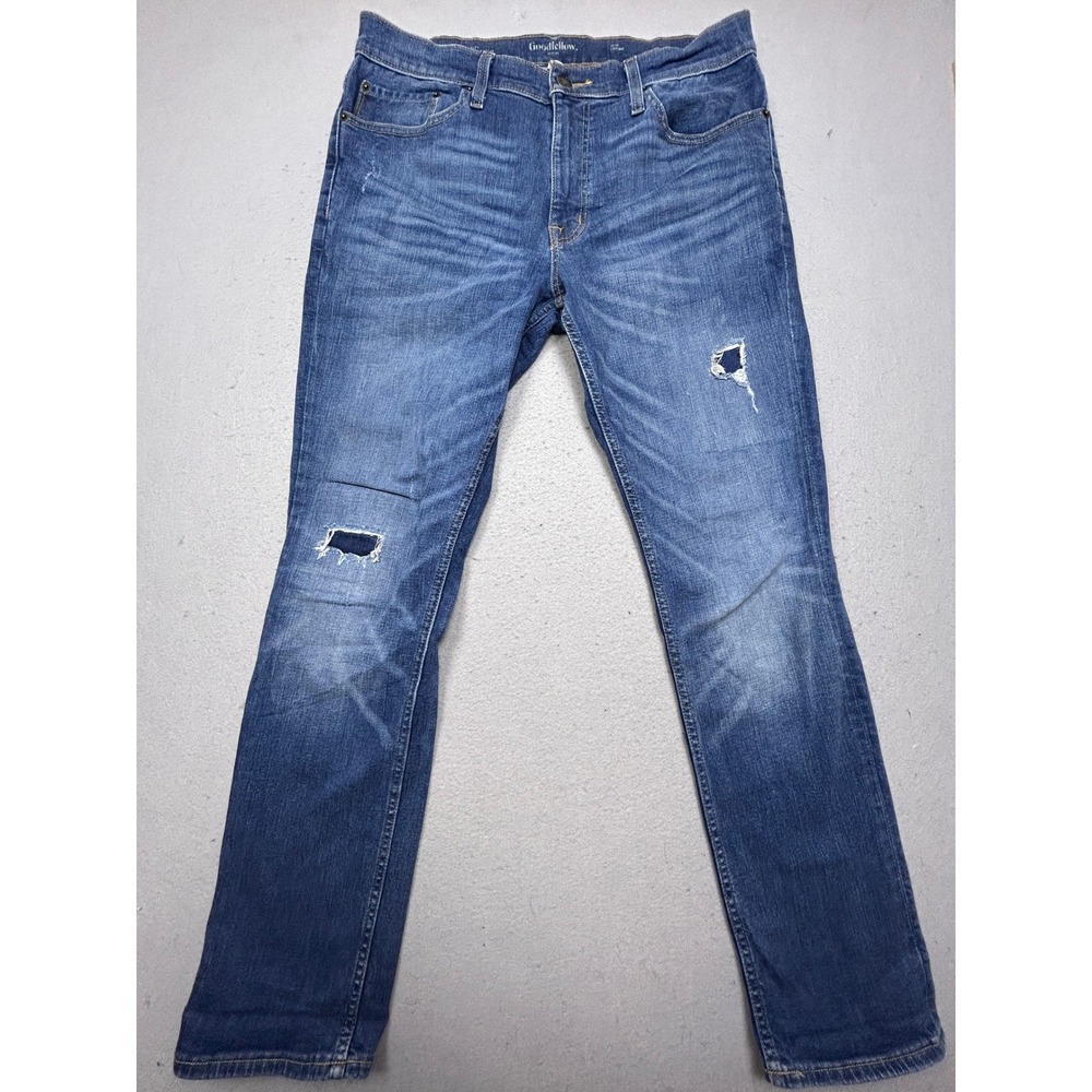 Goodfellow & Co Slim Fit Denim Blue 34W x 32L Mens